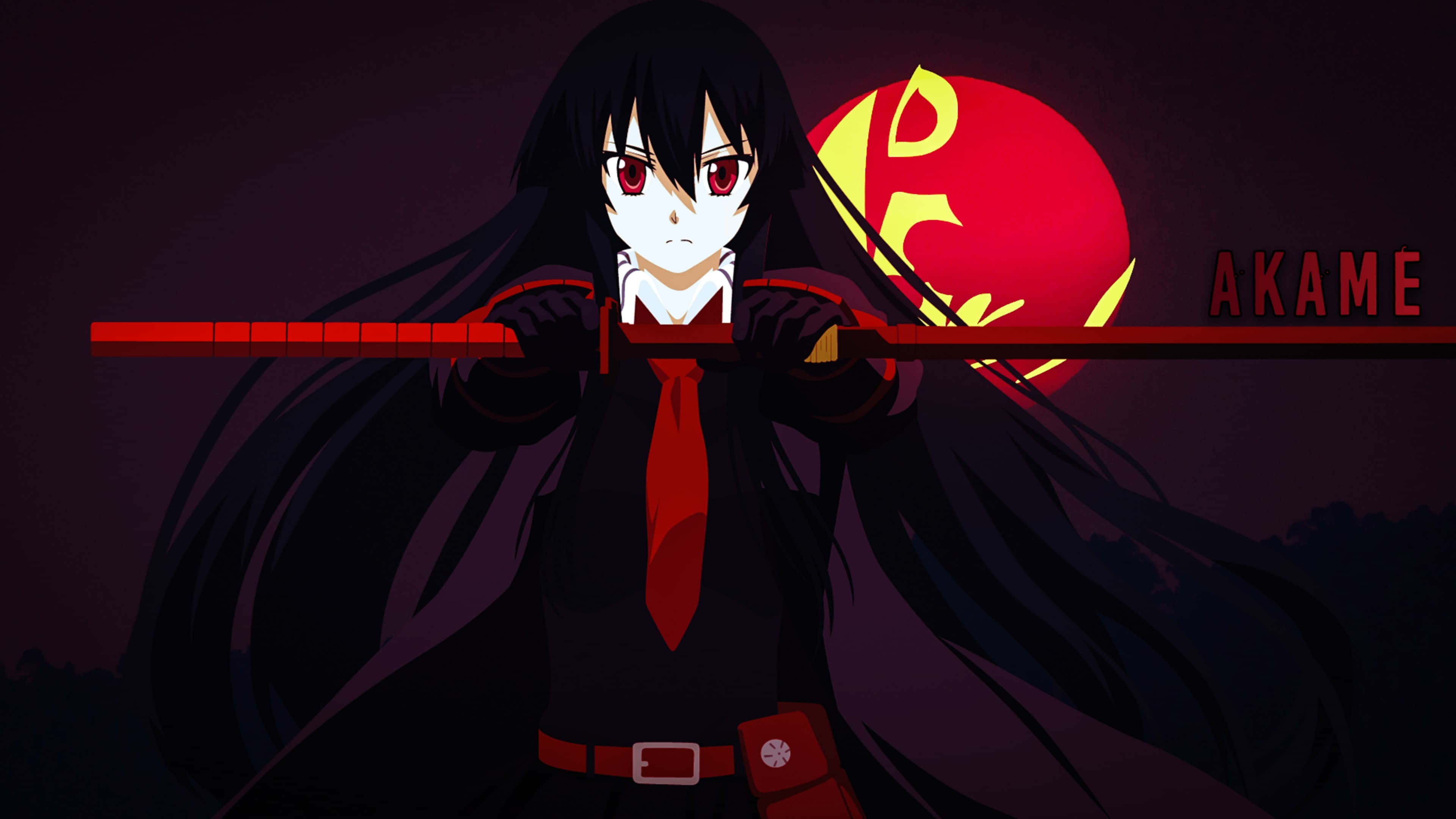 Akame Ga Kill, 4K, red sword, 4K Desktop Wallpaper