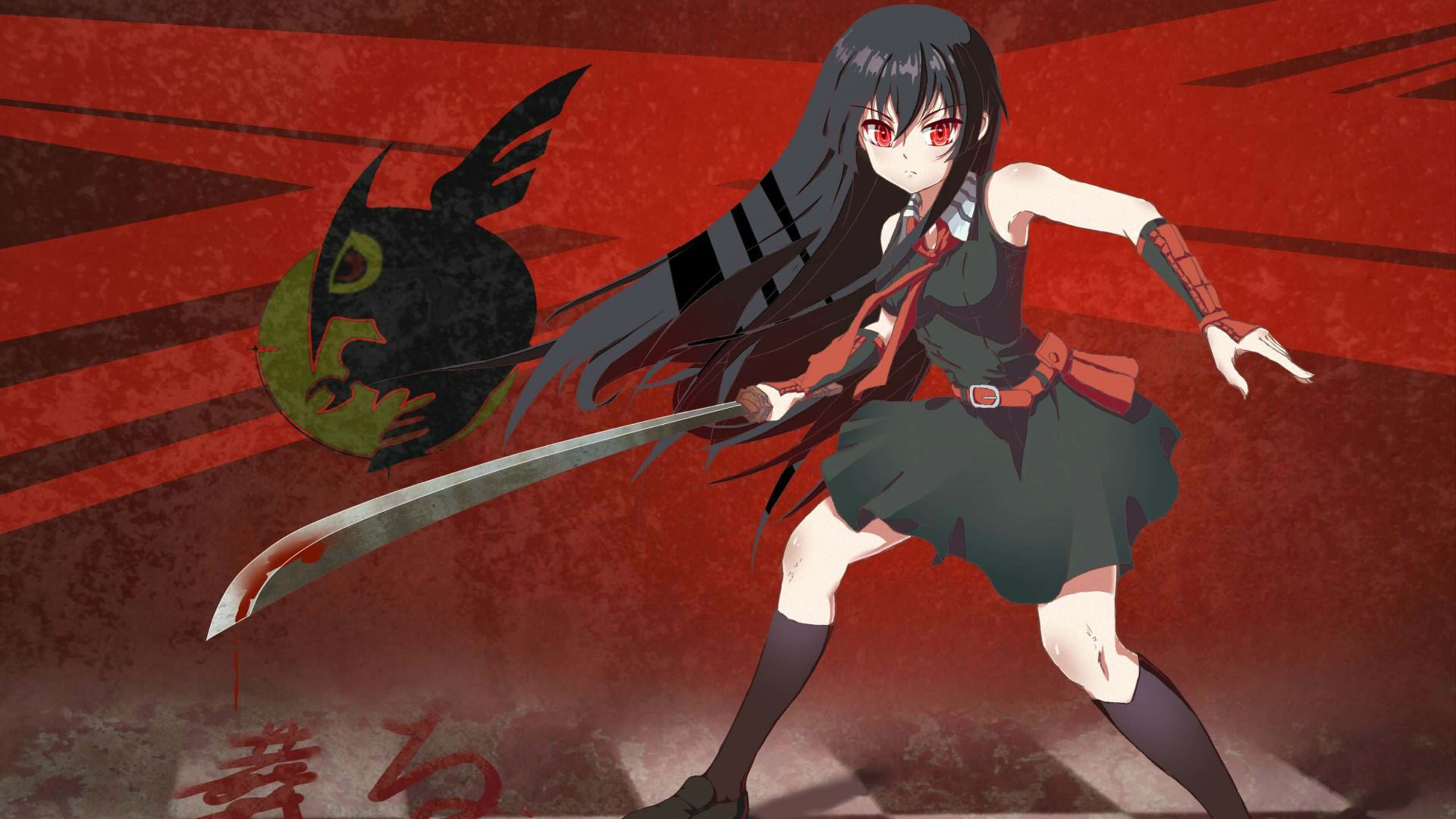 Akame Ga Kill, Akame, 4K resolution, 4K Desktop Wallpaper