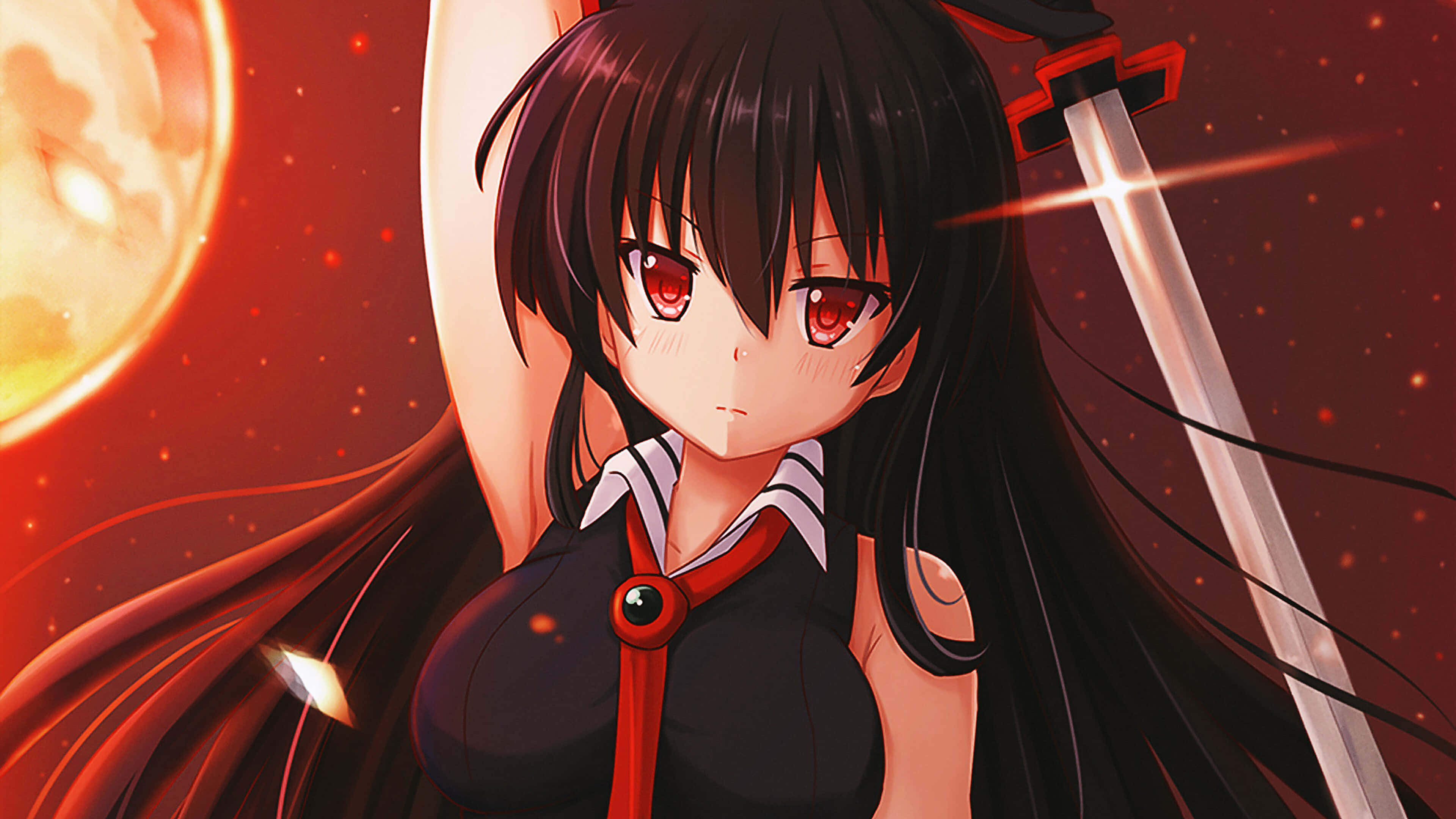 Akame Ga Kill, 4K, red eyes, 4K Desktop Wallpaper