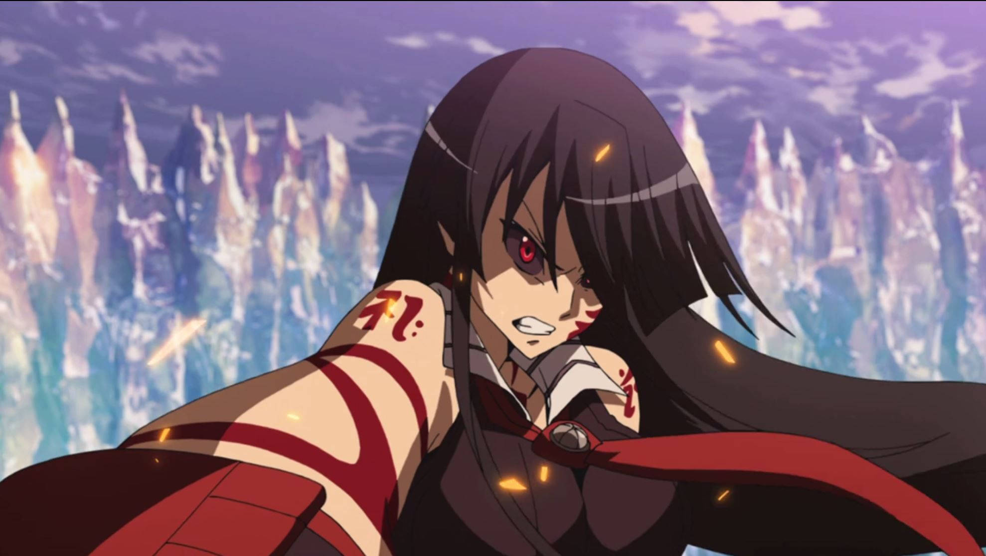 Akame Ga Kill, Akame, red eyes, Full HD Desktop Wallpaper