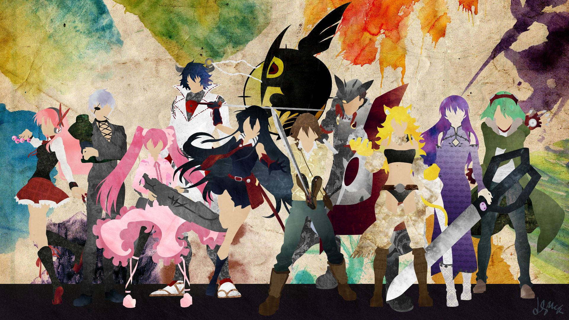 Akame Ga Kill, characters, signature uniforms, Full HD Desktop Wallpaper