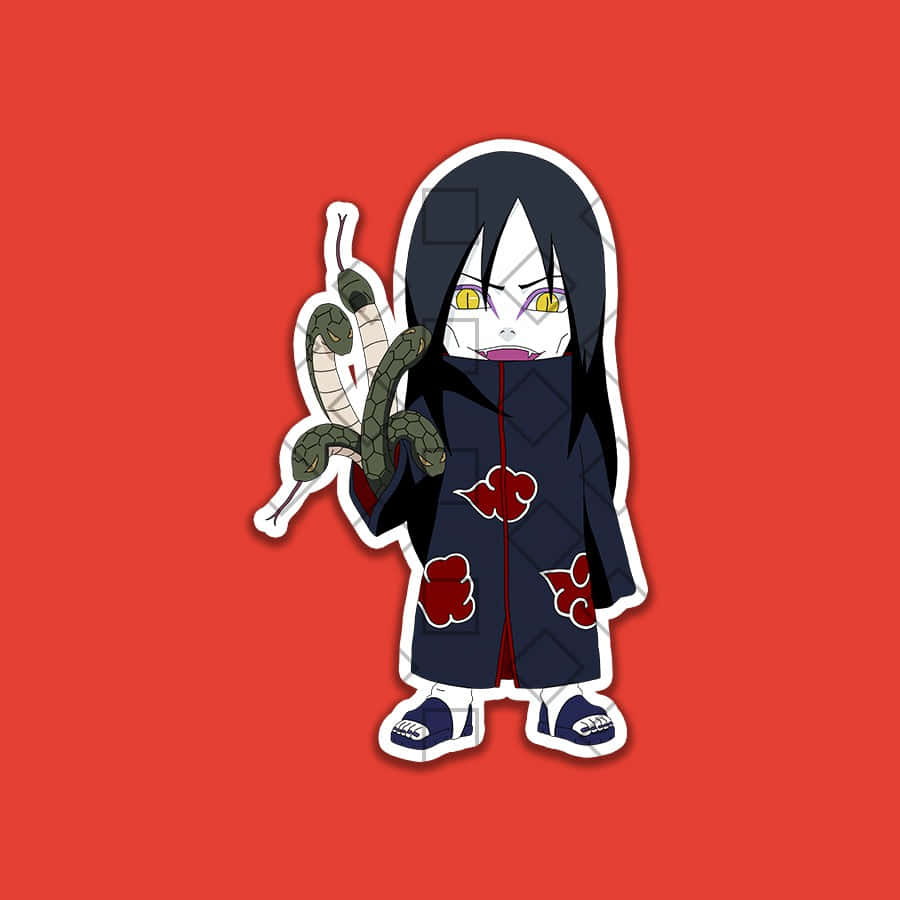 Akatsuki Chibi, chibi-style anime character, black hair, SD Desktop Wallpaper
