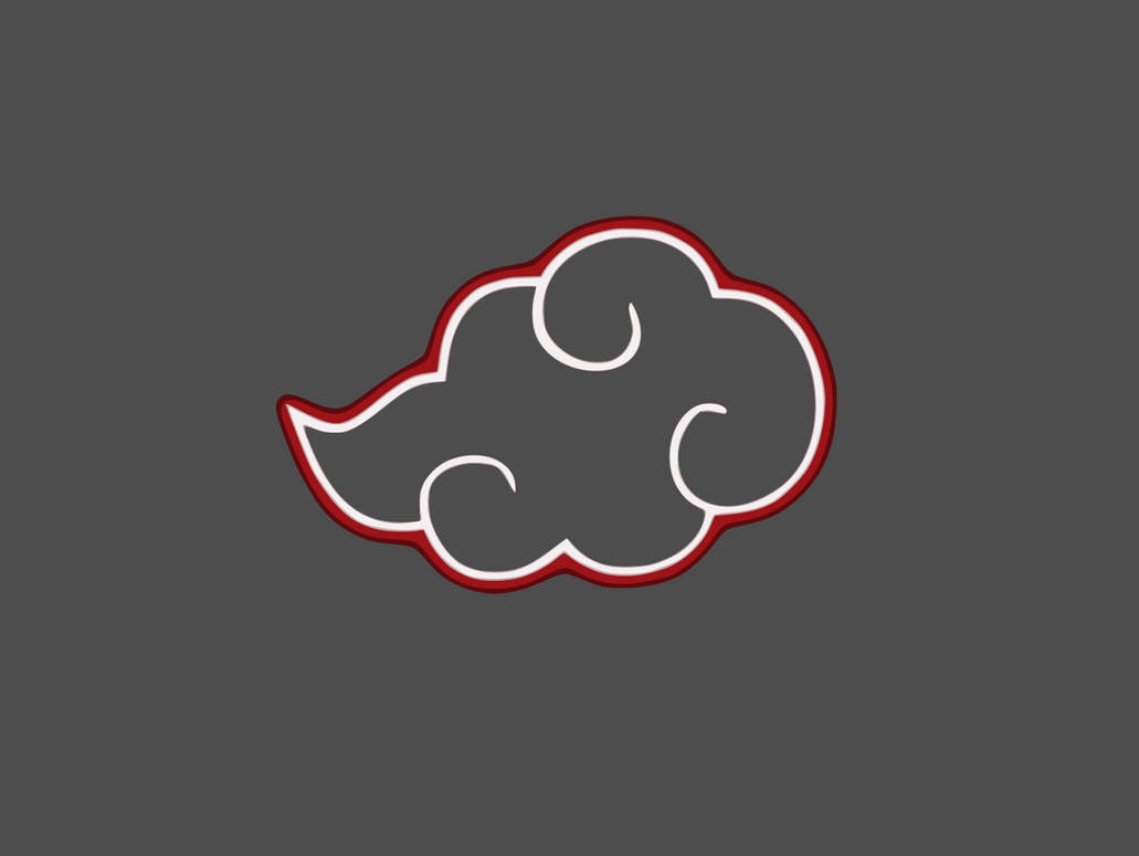 Akatsuki Cloud iPhone, gray, cloud emblem, SD Desktop Wallpaper