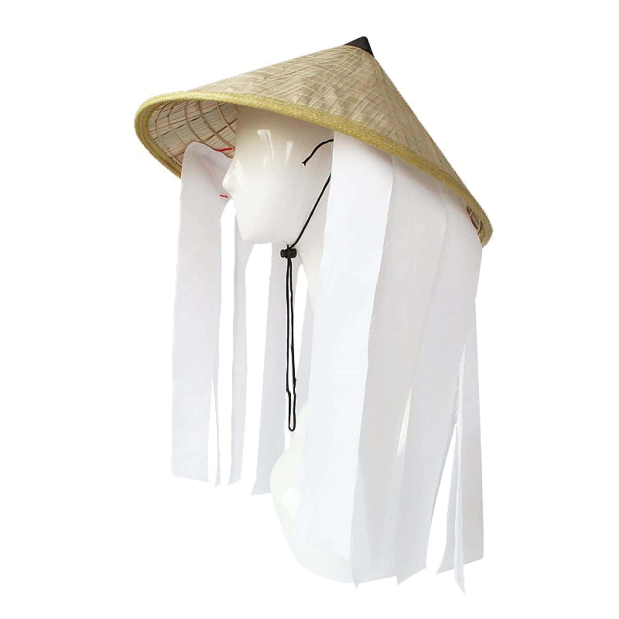 Akatsuki Hat, conical straw hat, white paper streamers, Full HD Desktop Wallpaper