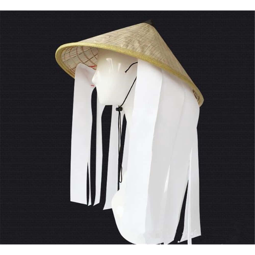 Akatsuki Hat, straw conical hat, white paper strips, SD Desktop Wallpaper