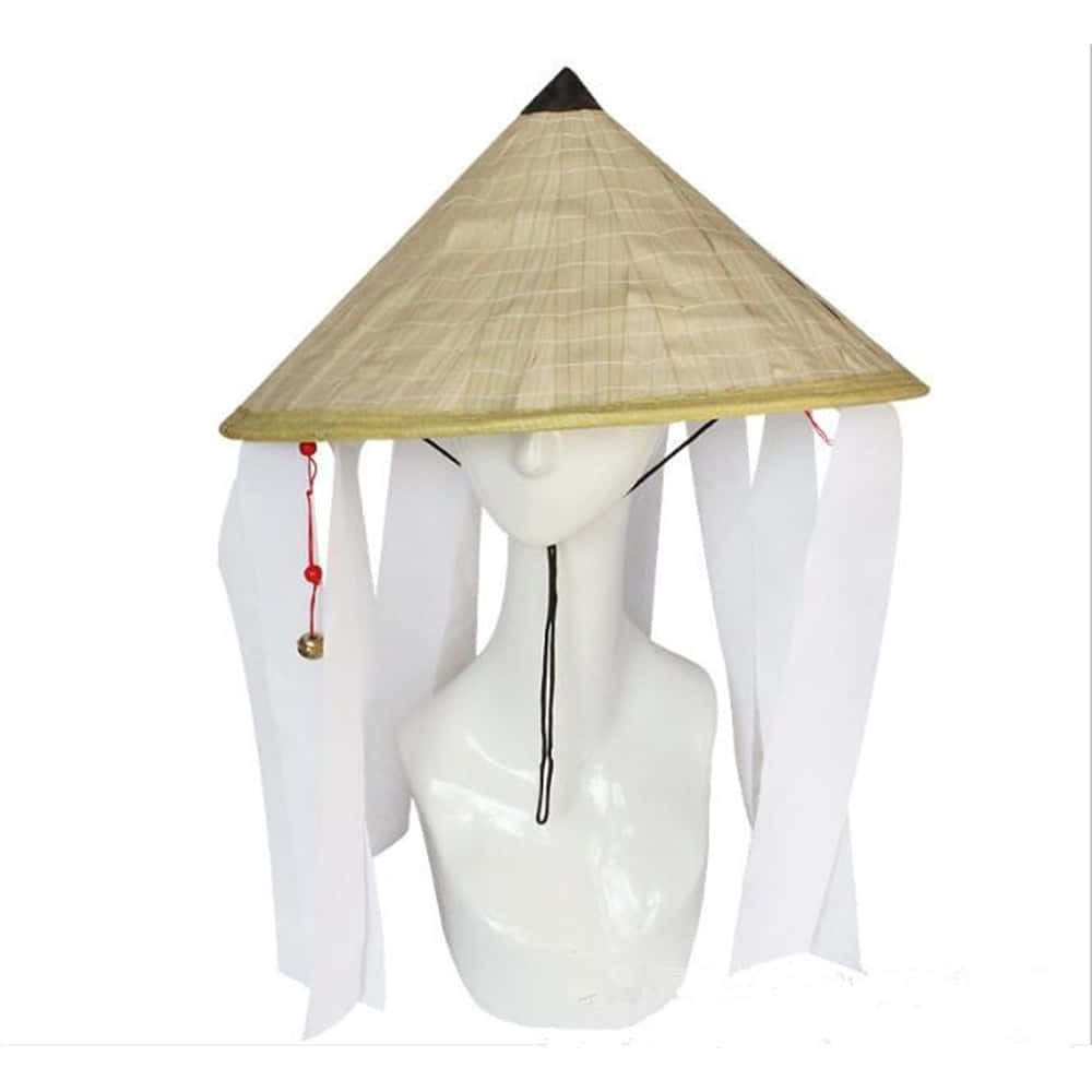 Akatsuki Hat, conical straw hat, white paper streamers, SD Desktop Wallpaper
