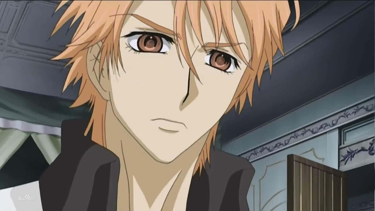 Akatsuki Kain, anime male character, spiky orange hair, HD Desktop Wallpaper