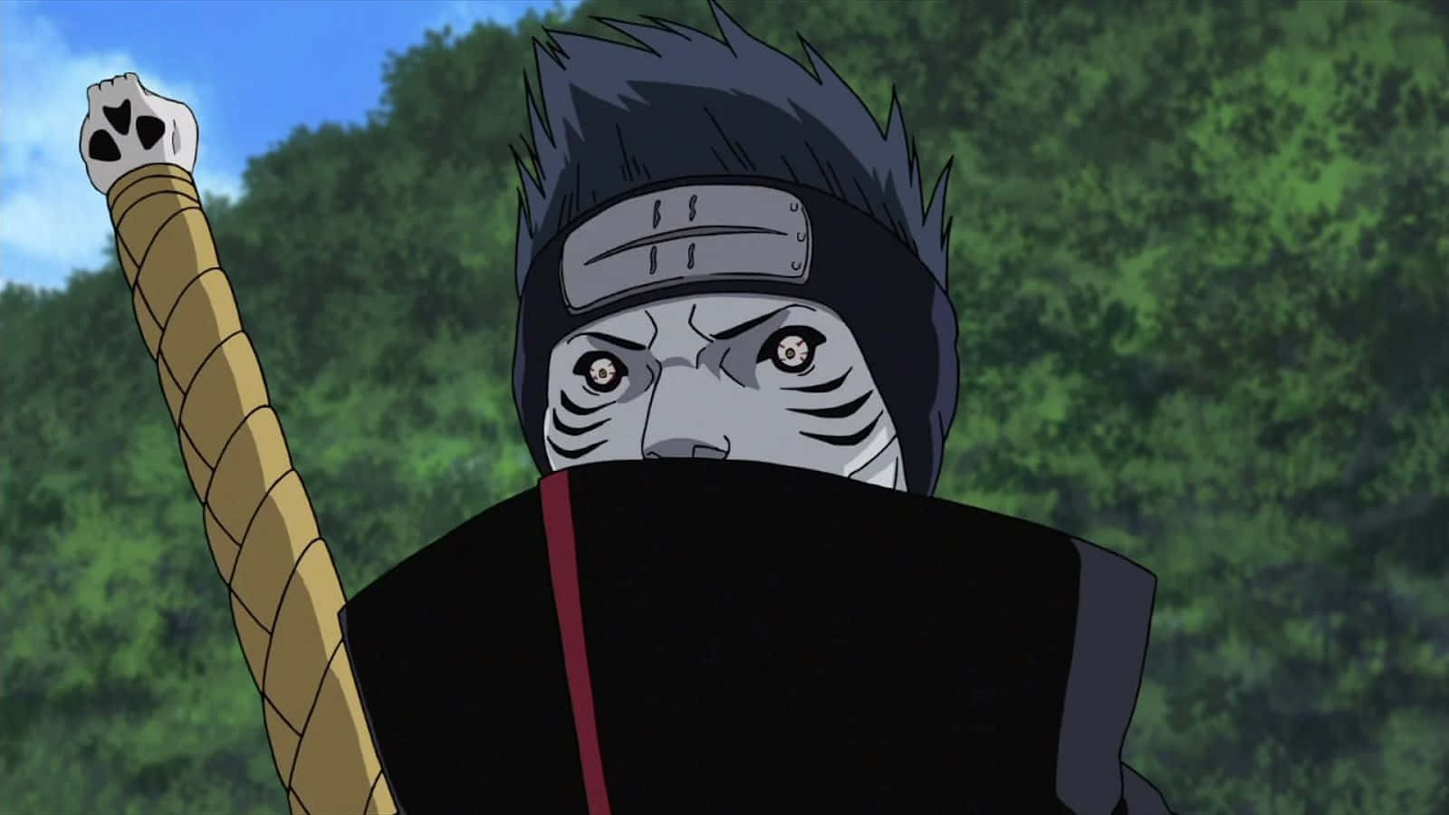 Akatsuki Kisame, black hair, mask, HD Desktop Wallpaper