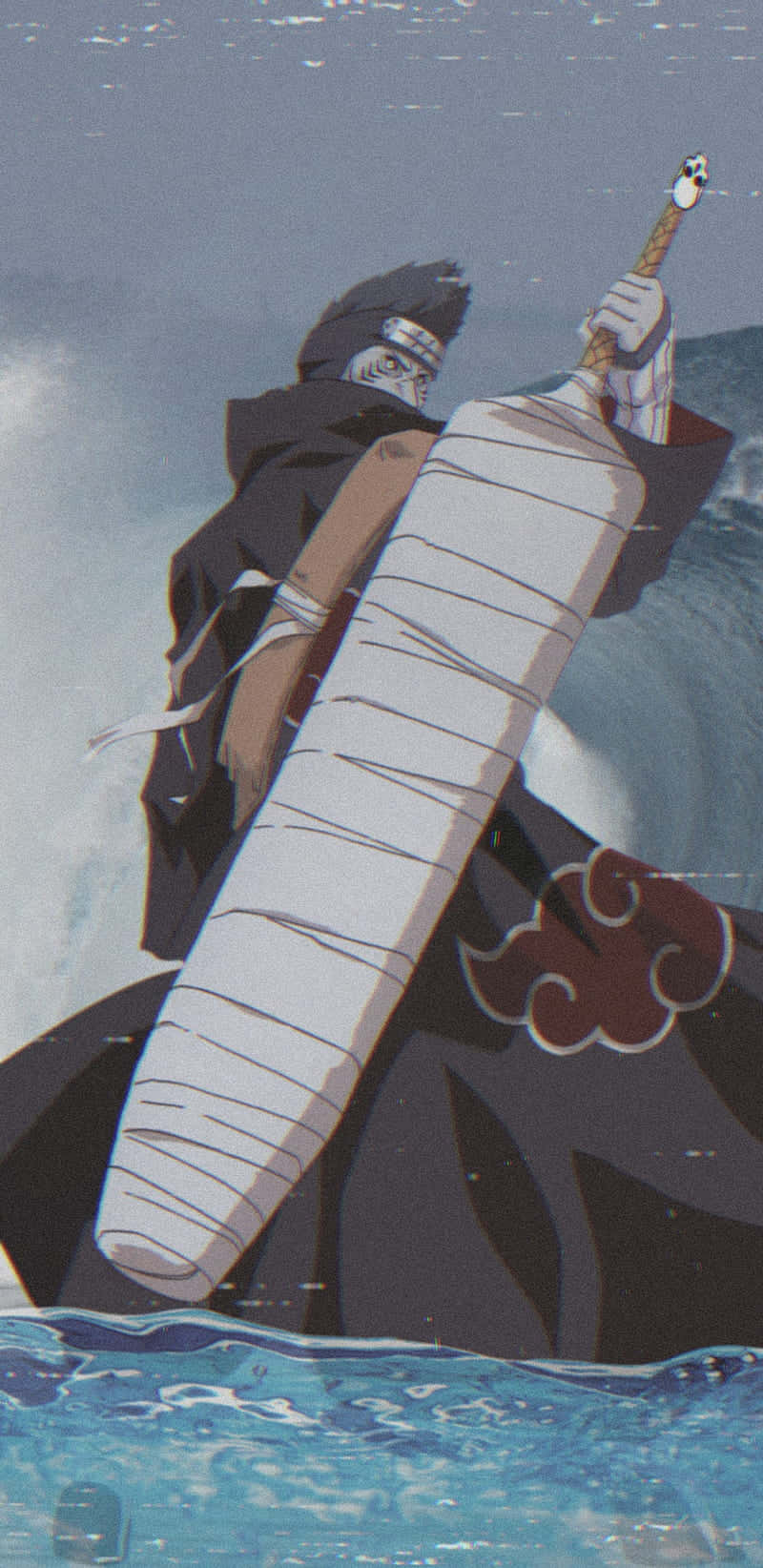 Akatsuki Kisame, masked face, dark cloak, HD Phone Wallpaper