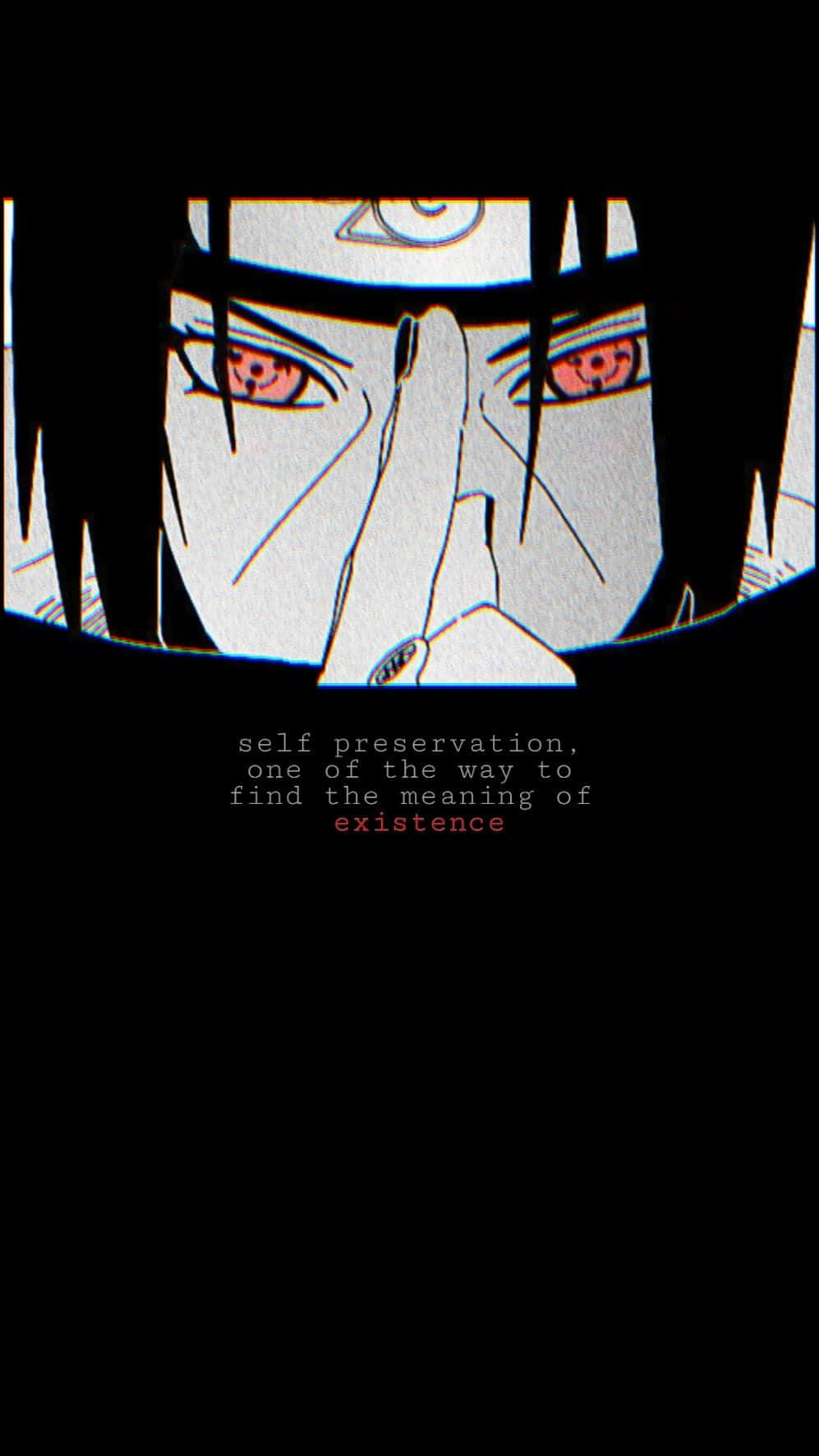 Akatsuki Quotes, red eyes, black hair, HD Phone Wallpaper
