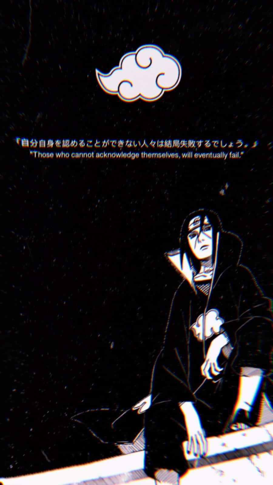 Akatsuki Quotes, anime character, dark cloak, HD Phone Wallpaper