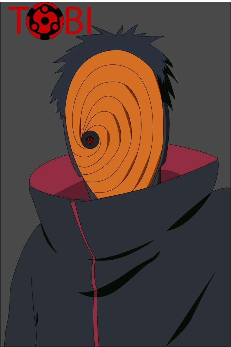 Akatsuki Tobi, Tobi, spiral orange mask, HD Phone Wallpaper