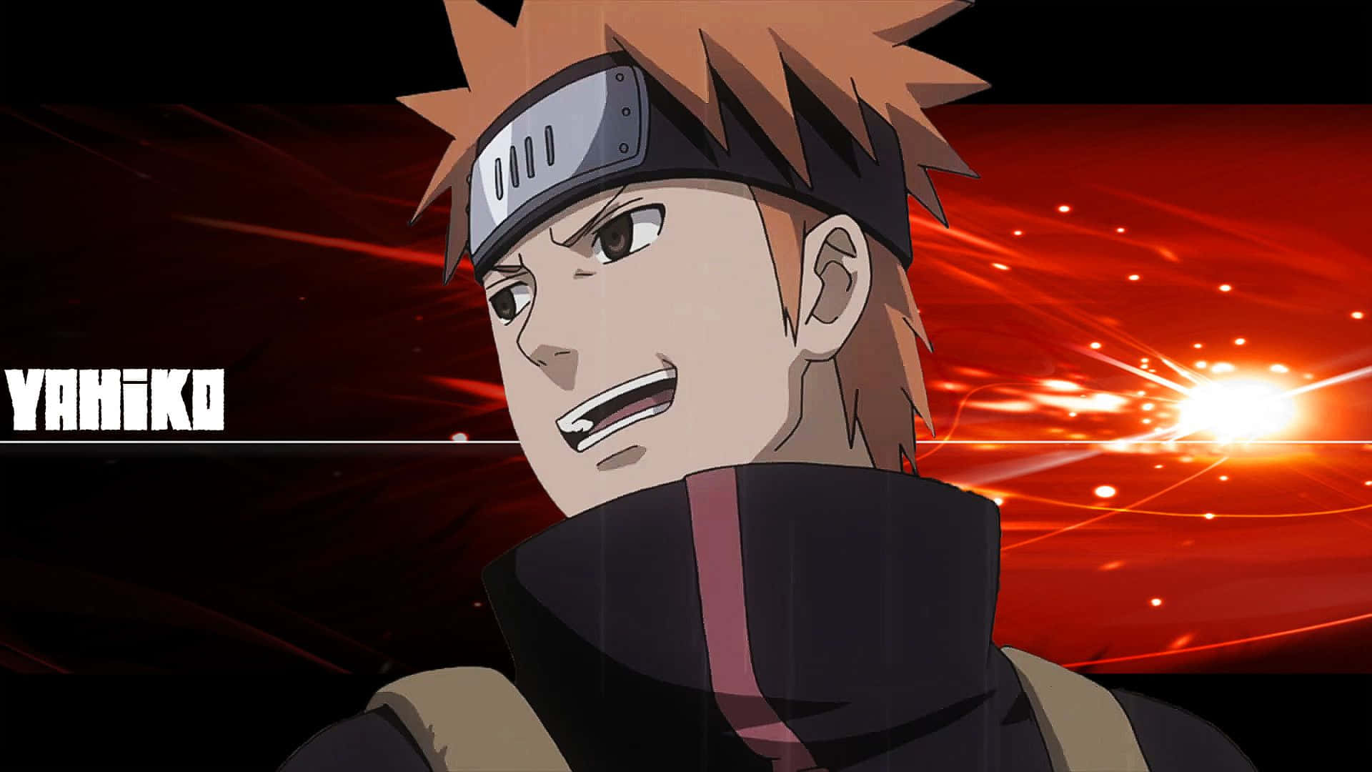 Akatsuki Yahiko, Yahiko, spiky orange hair, Full HD Desktop Wallpaper