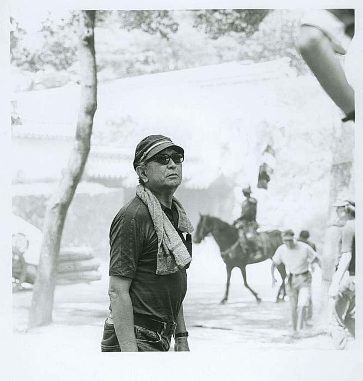 Akira Kurosawa, cap, sunglasses, SD Phone Wallpaper