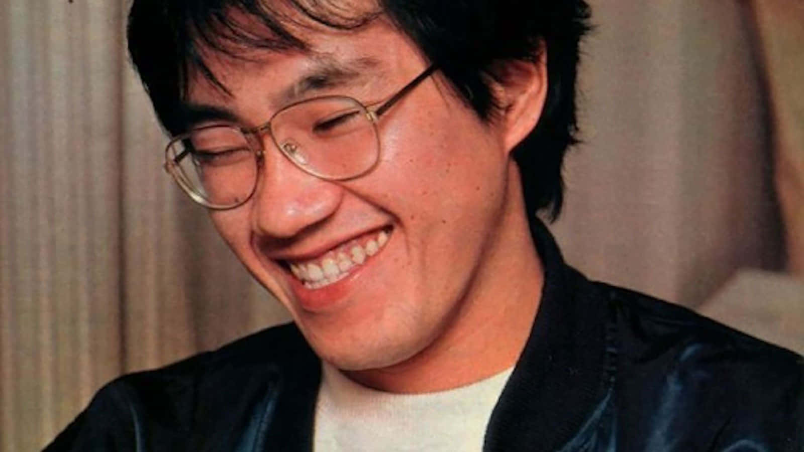 Akira Toriyama, black jacket, white shirt, HD Desktop Wallpaper