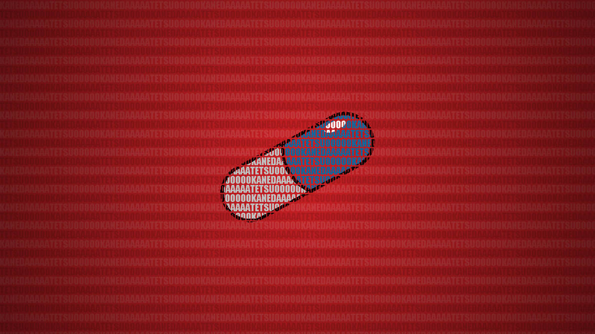 Akira, capsule, red stripes, SD Desktop Wallpaper