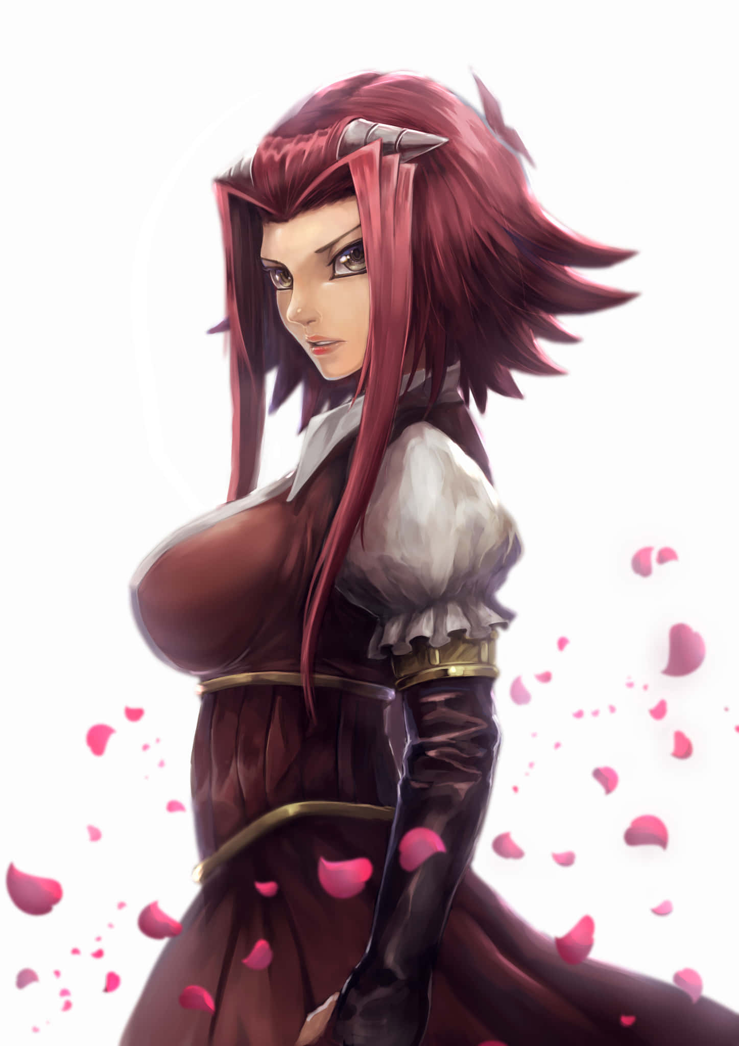 Akiza Izinski, red-haired, horns, Full HD Phone Wallpaper