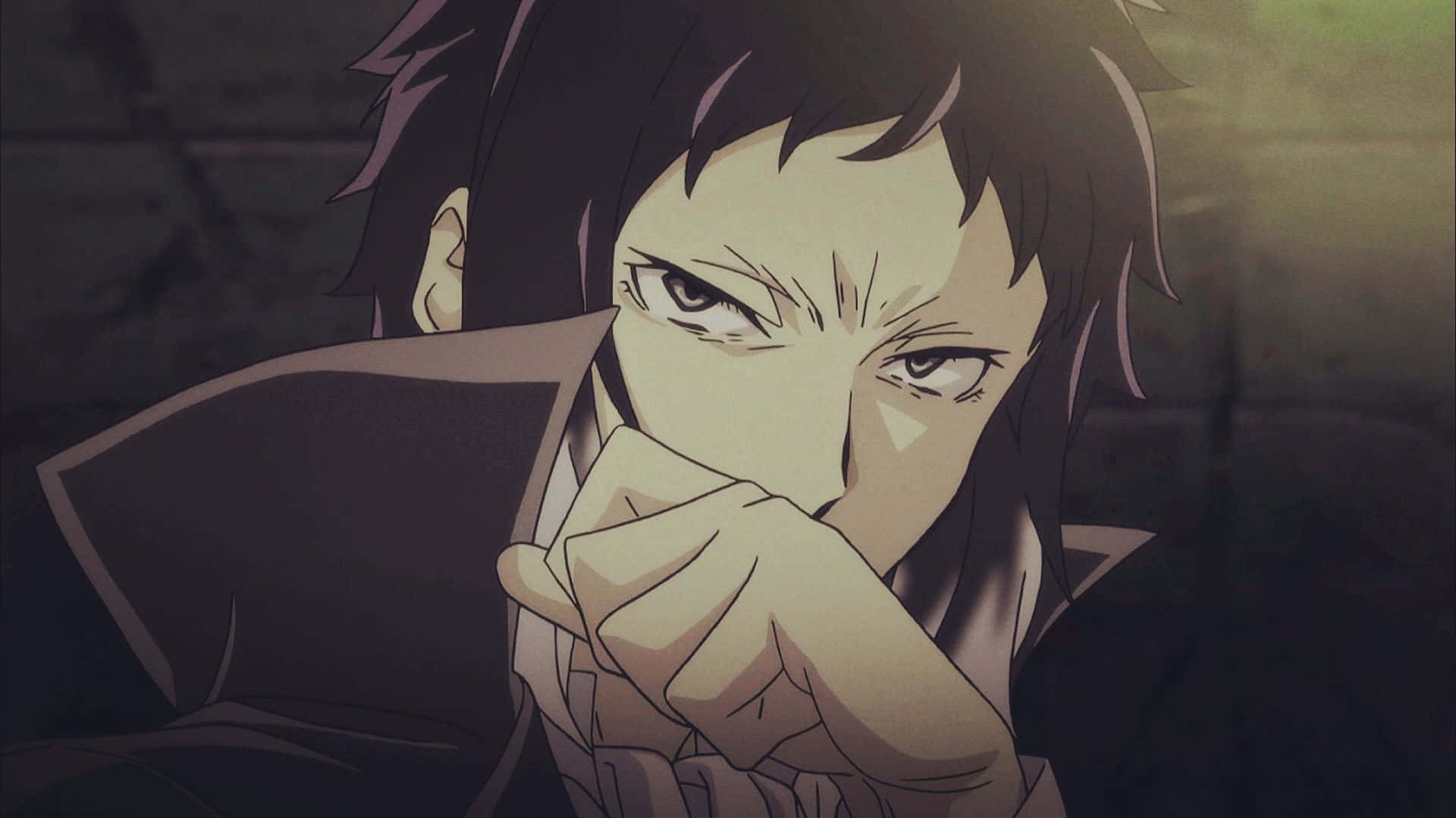 Akutagawa Ryunosuke, anime character, dark hair, Full HD Desktop Wallpaper