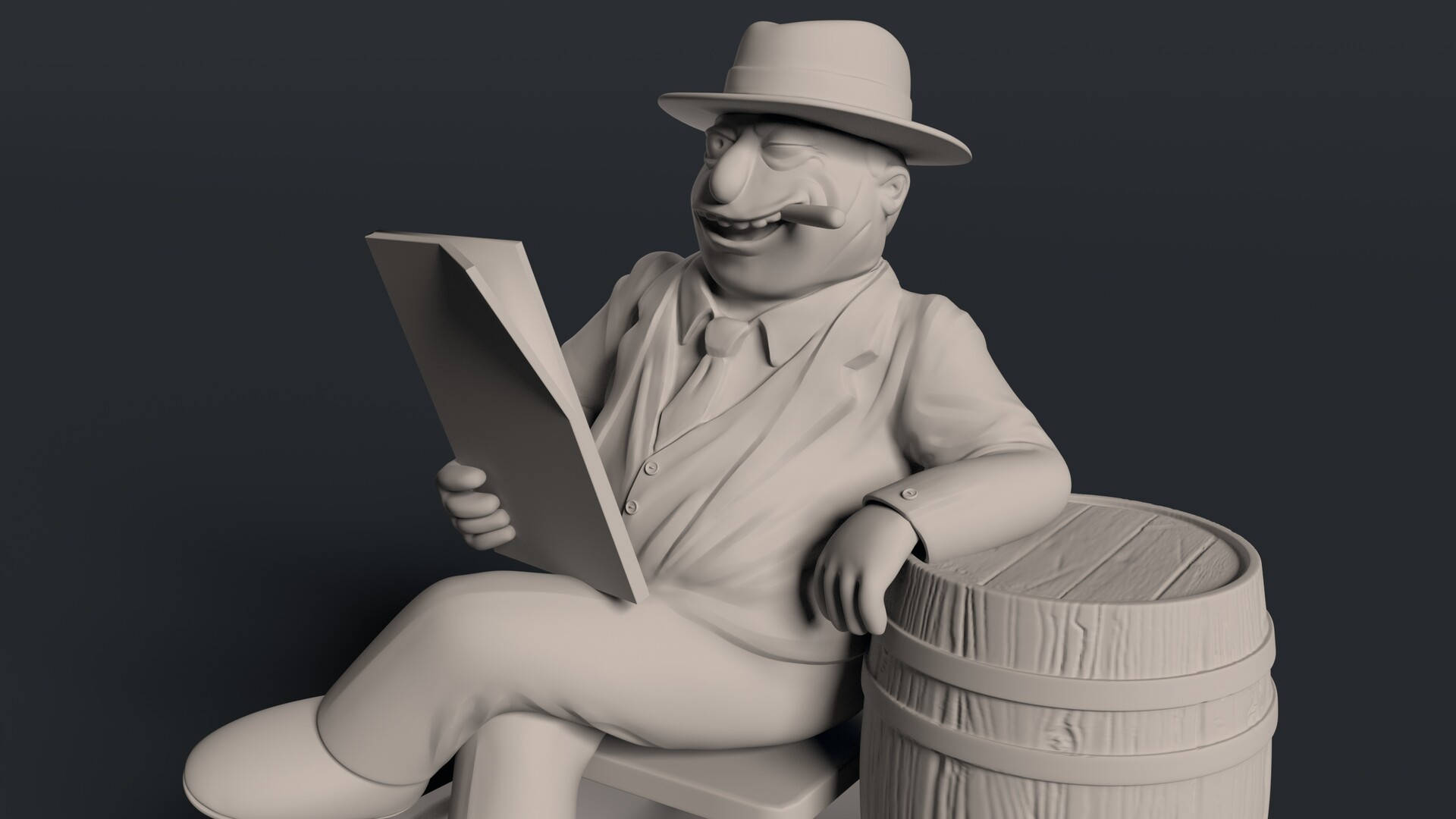 Al Capone, fedora, suit, Full HD Desktop Wallpaper