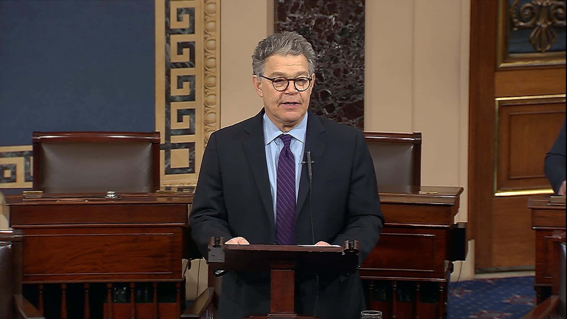 Al Franken, suit, glasses, Full HD Desktop Wallpaper