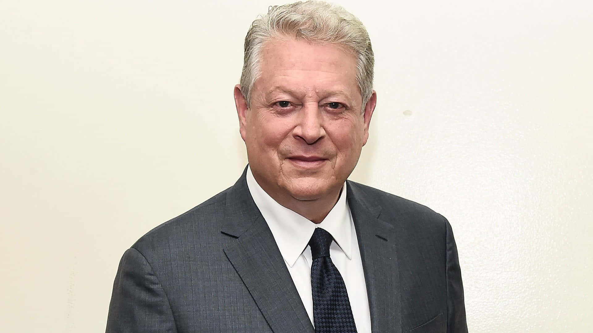 Al Gore, gray suit, dark tie, Full HD Desktop Wallpaper
