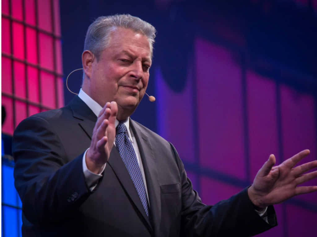 Al Gore, suit, stage, SD Desktop Wallpaper