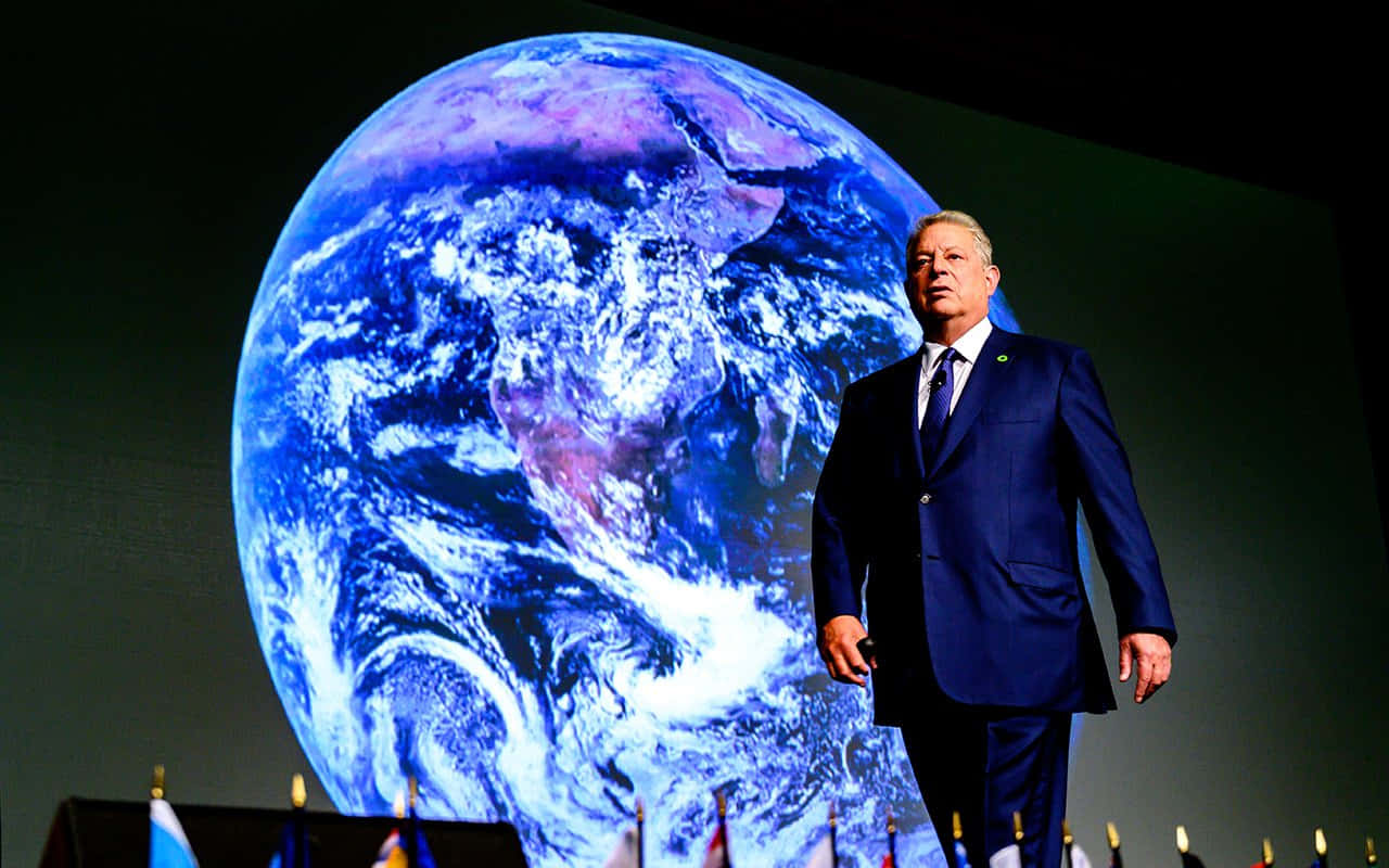 Al Gore, dark suit, large screen, HD Desktop Wallpaper