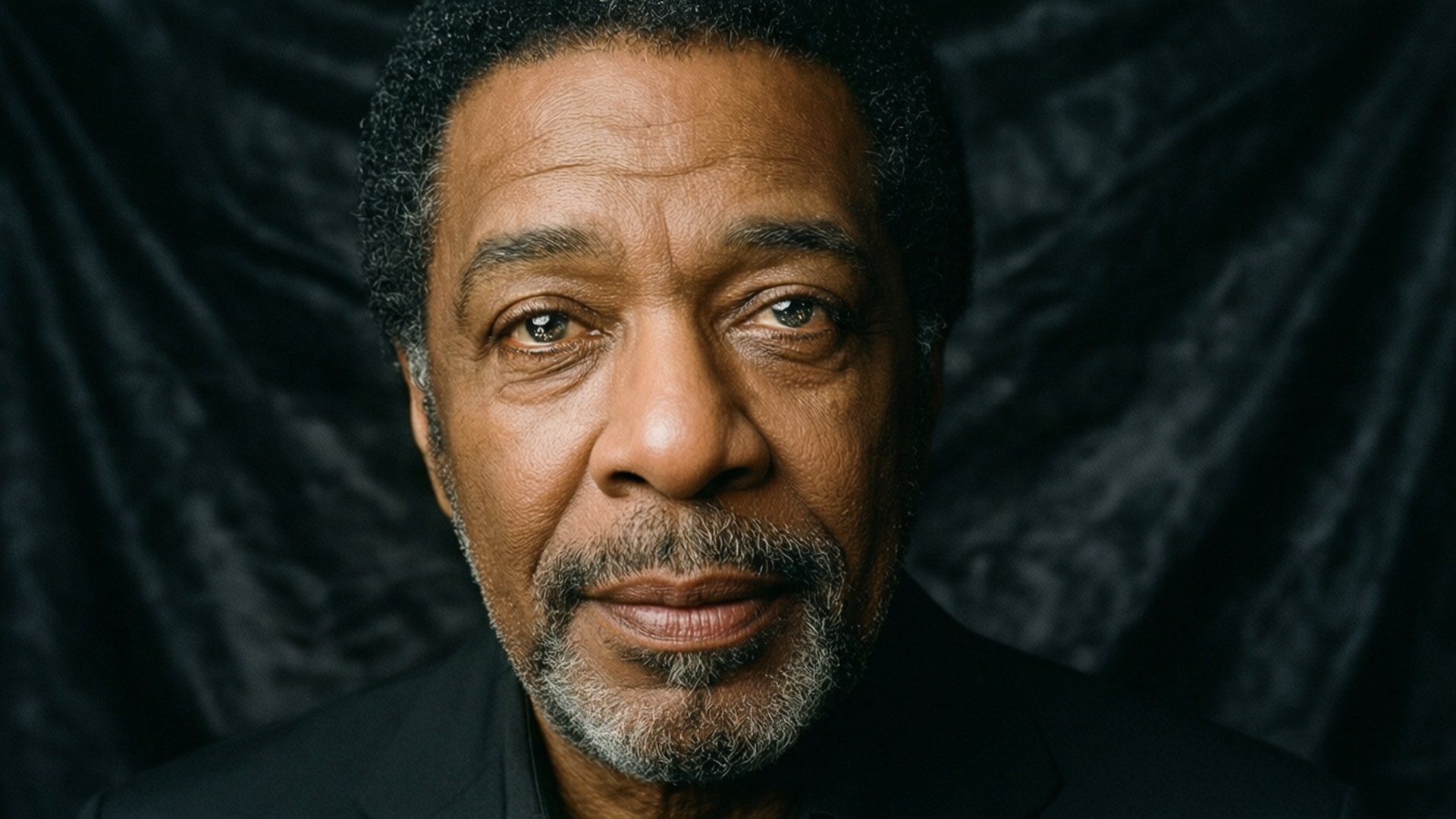 Al Green, soulful eyes, glowing with emotion, Full HD Desktop Wallpaper