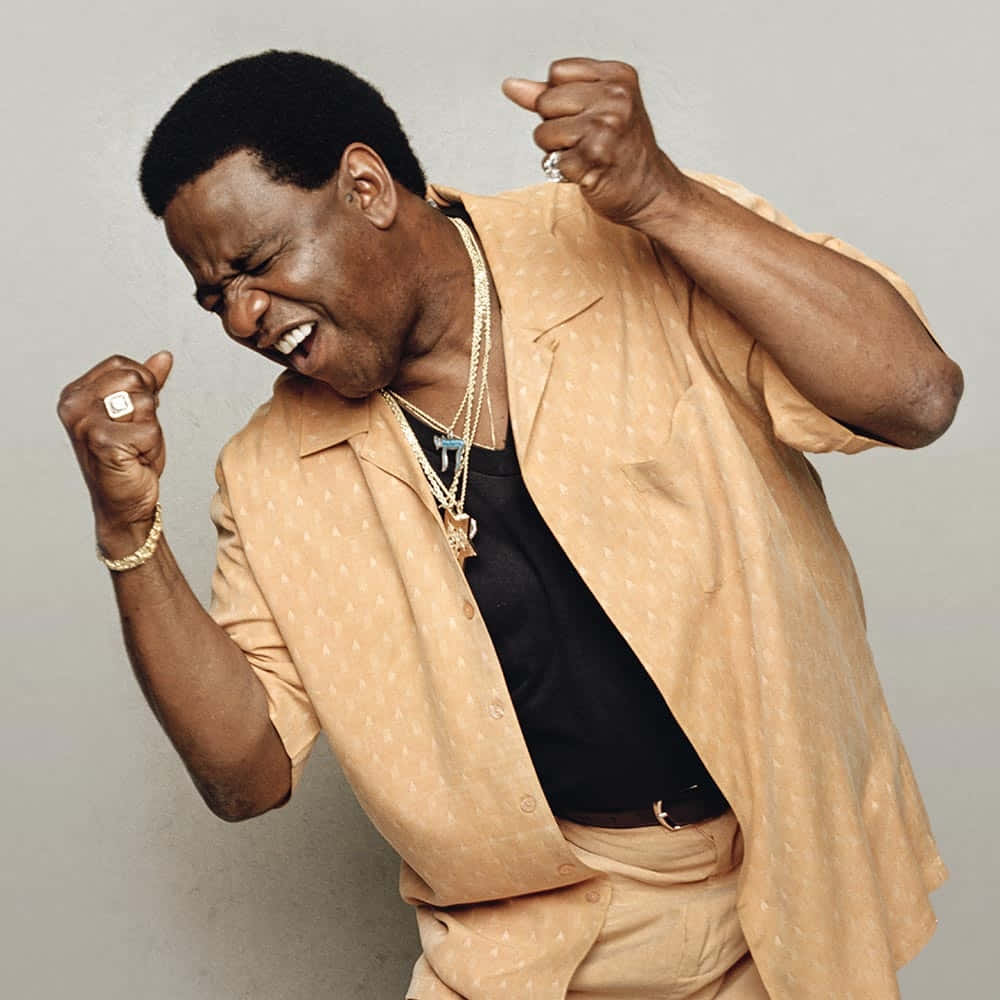 Al Green, tan patterned shirt, gold jewelry, SD Desktop Wallpaper