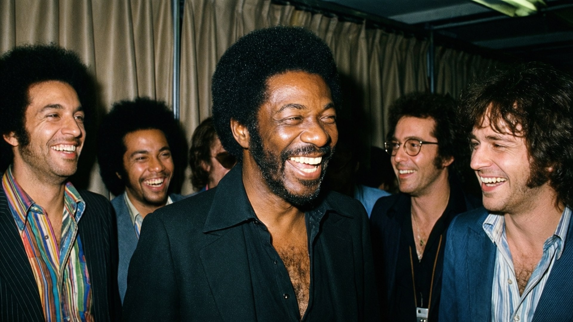 Al Green, backstage, curtains, Full HD Desktop Wallpaper