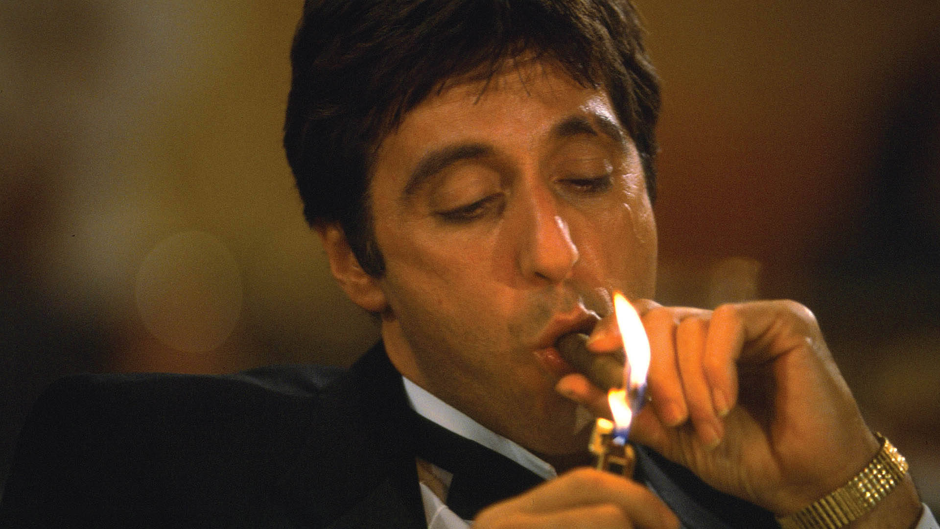 Al Pacino, Scarface, tuxedo, Full HD Desktop Wallpaper