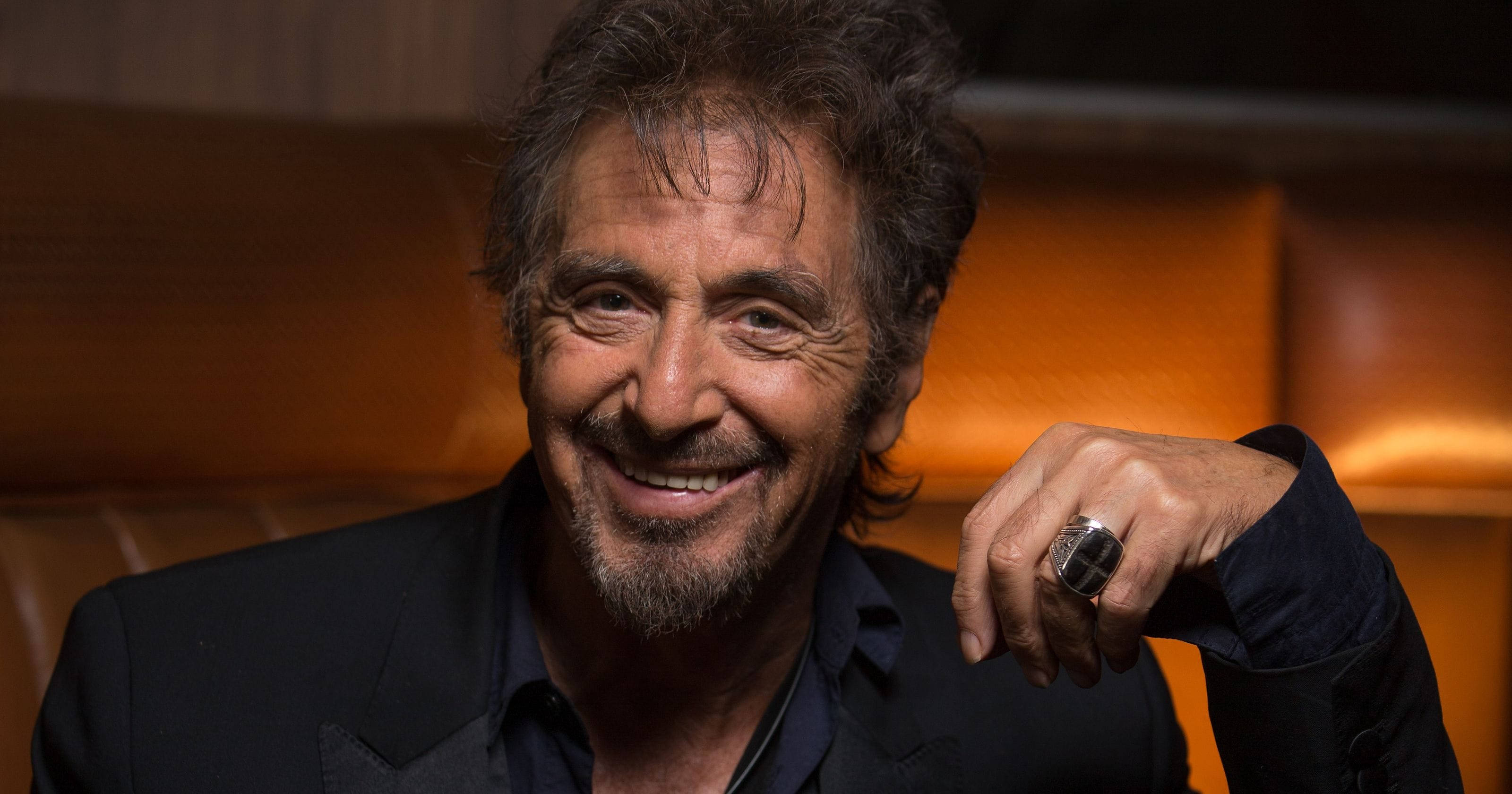Al Pacino, graying hair, beard, 2K Desktop Wallpaper