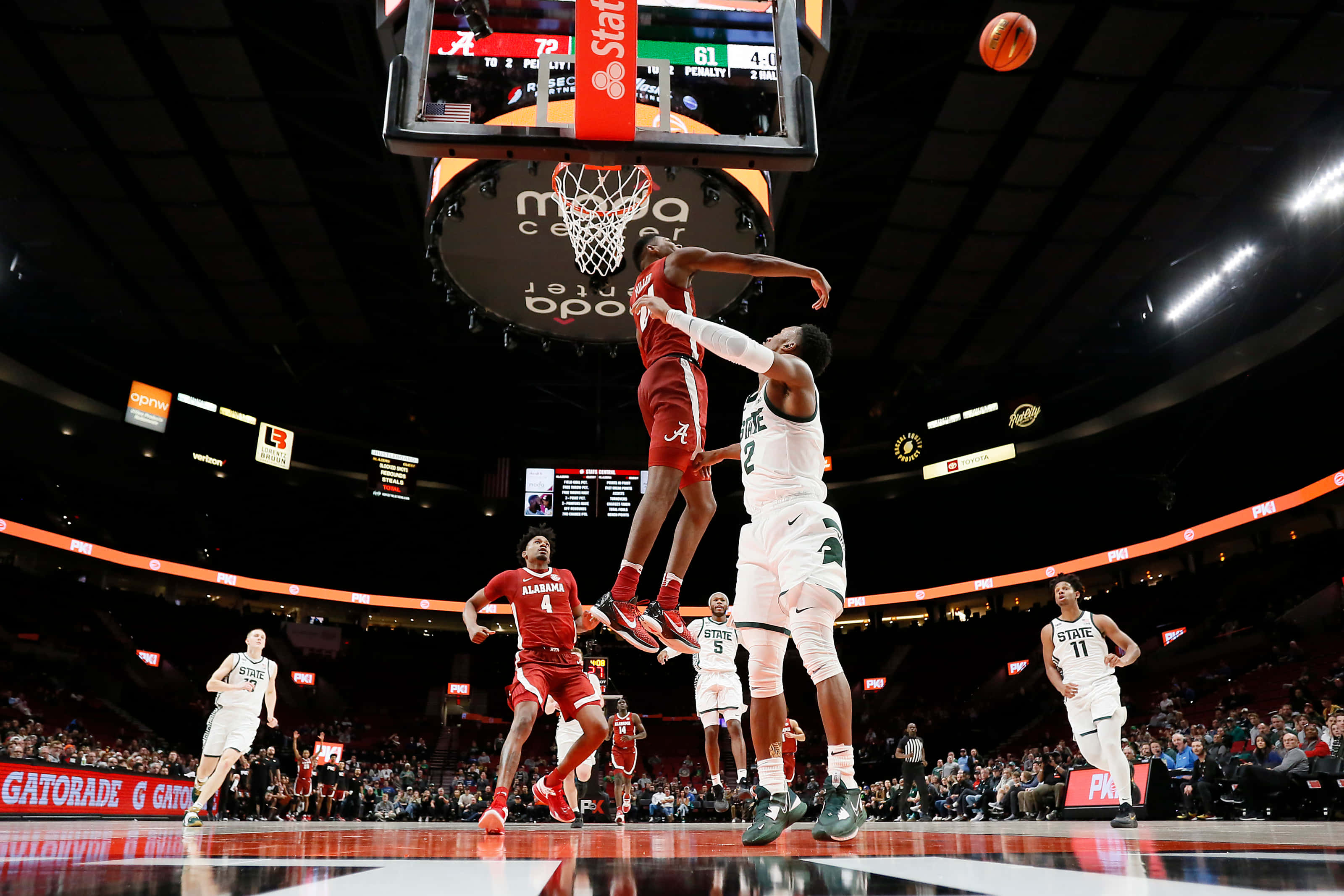Alabama Basketball, red, white, 2K Desktop Wallpaper