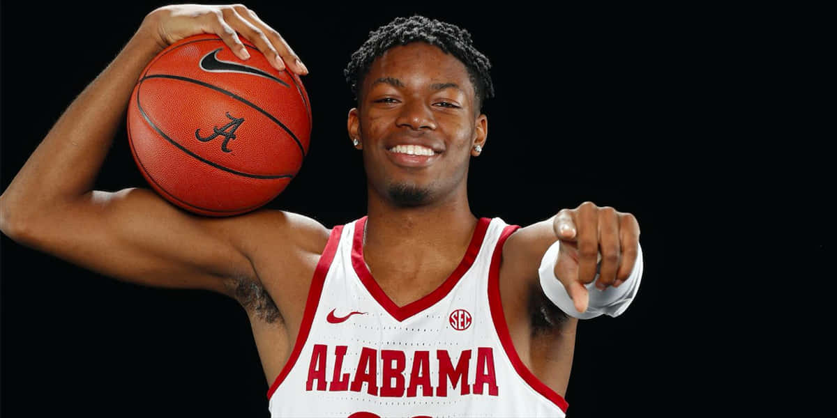 Alabama Basketball, Alabama jersey, basketball, SD Desktop Wallpaper