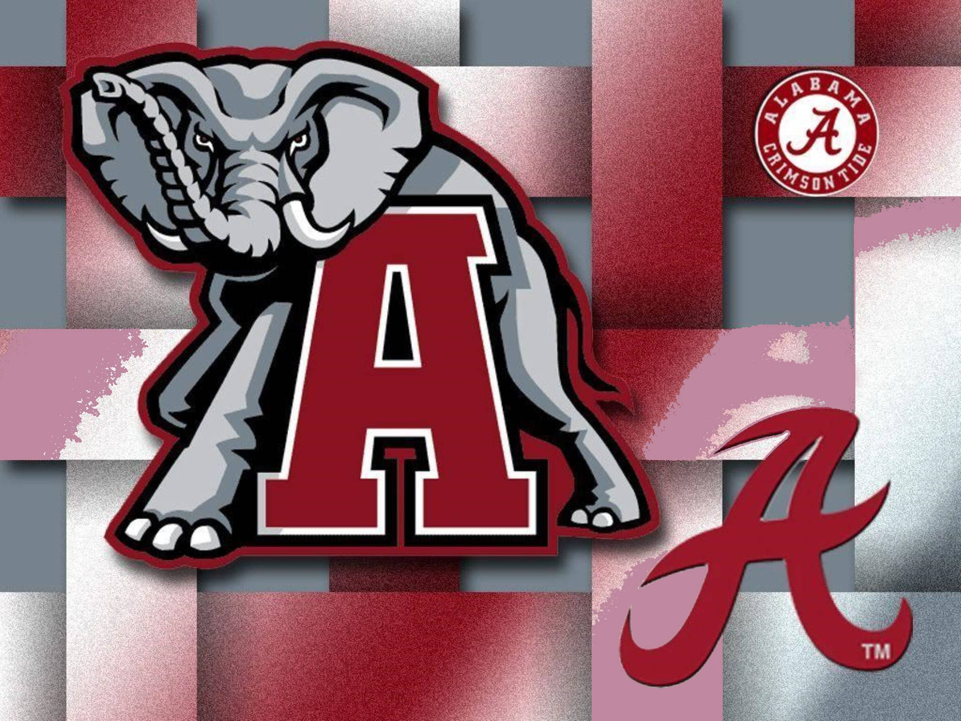 Alabama Crimson Tide, crimson, gray, Full HD Desktop Wallpaper