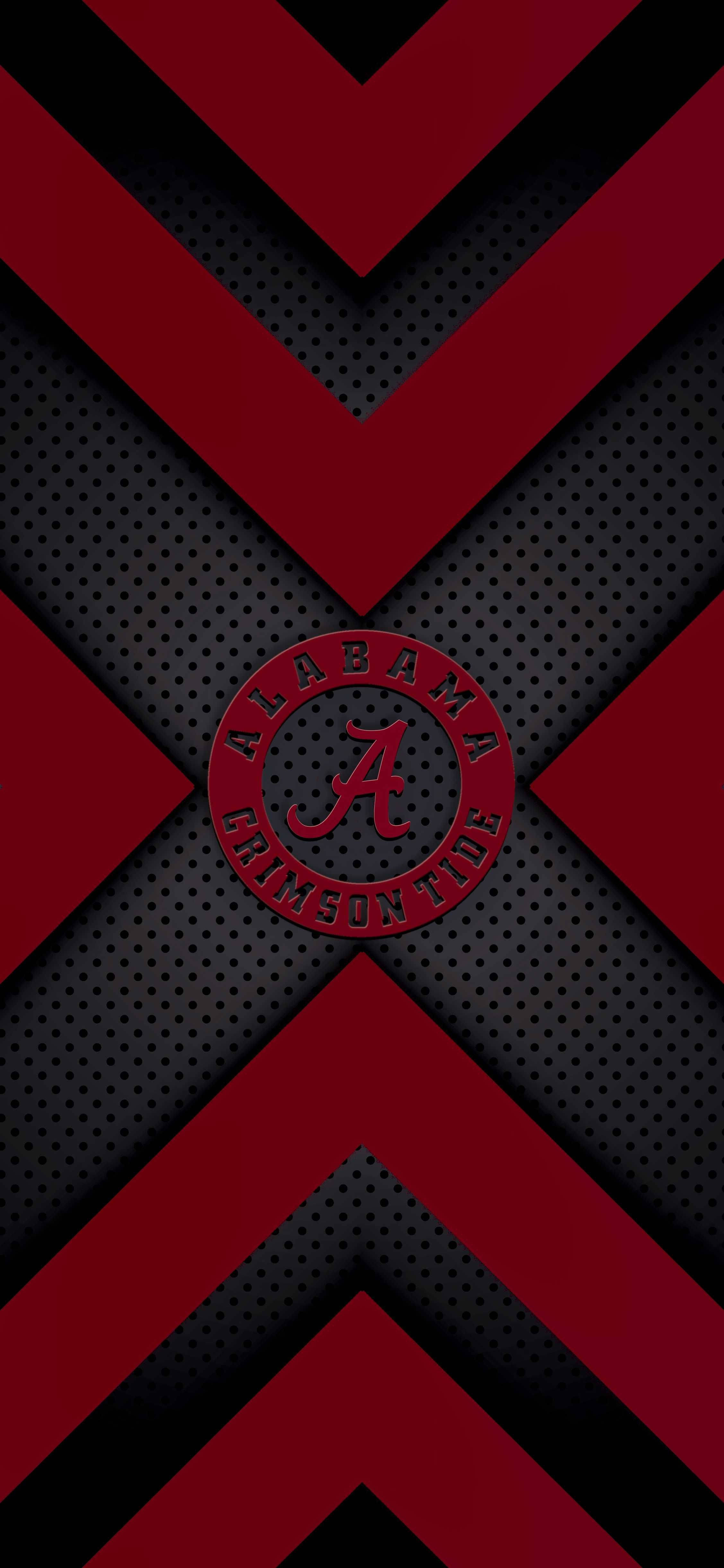 Alabama Crimson Tide, crimson, black, 4K Phone Wallpaper