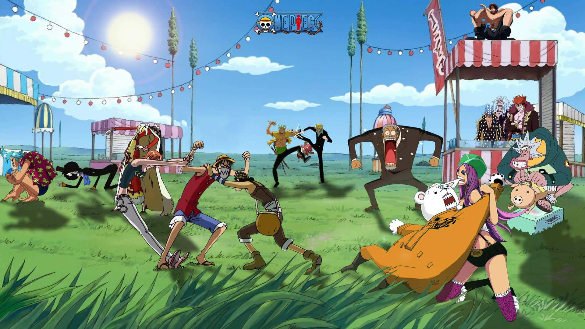 Alabasta, Sunrise, carnival field, Full HD Desktop Wallpaper