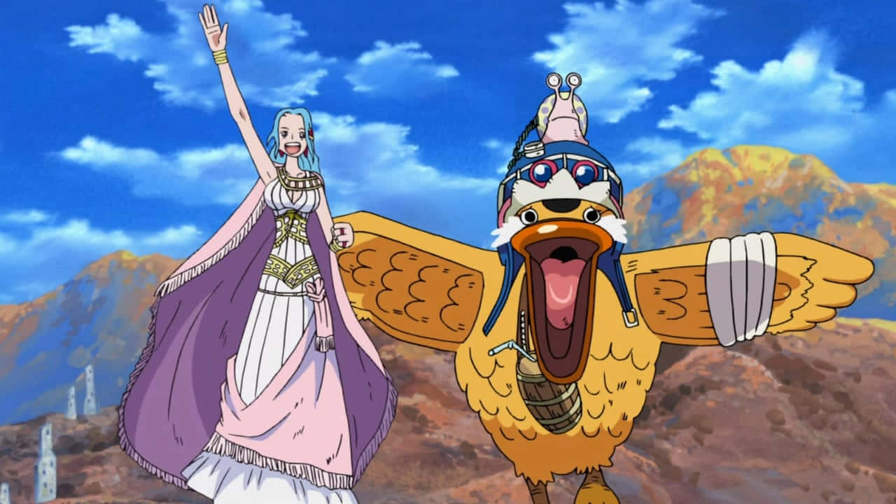 Alabasta, giant bird-like creature, goggles, HD Desktop Wallpaper