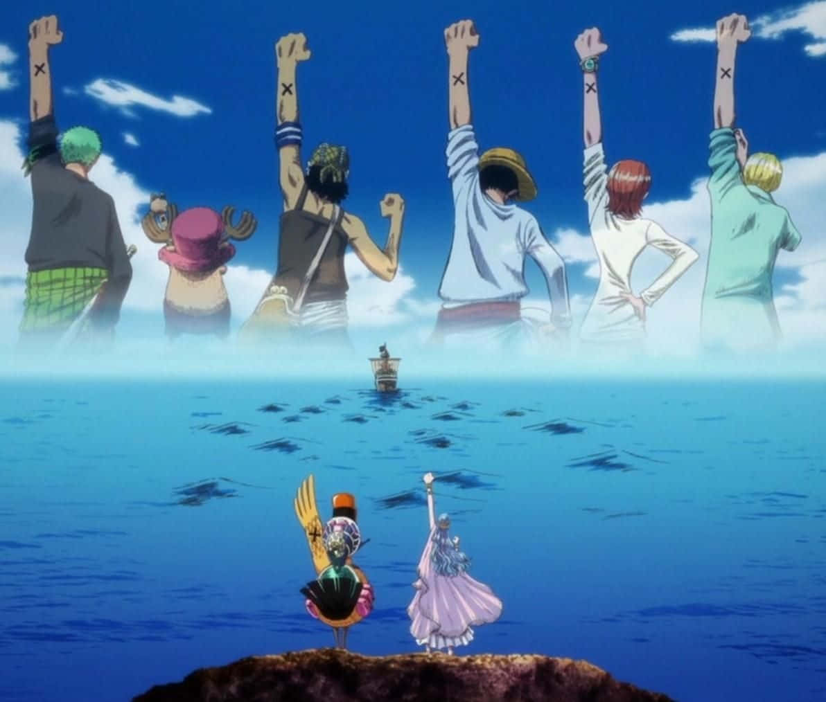 Alabasta, anime figures, ocean, SD Desktop Wallpaper