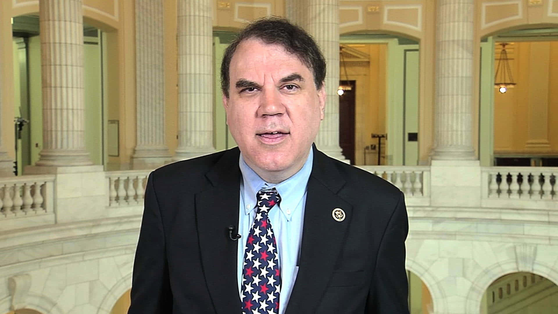 Alan Grayson, dark suit, star-spangled tie, Full HD Desktop Wallpaper