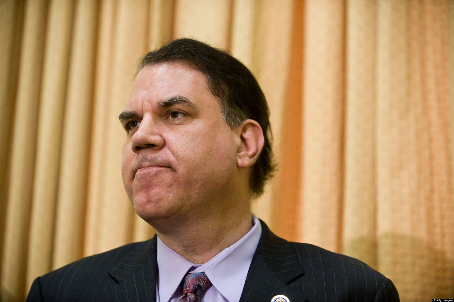 Alan Grayson, dark pinstripe suit, patterned tie, HD Desktop Wallpaper