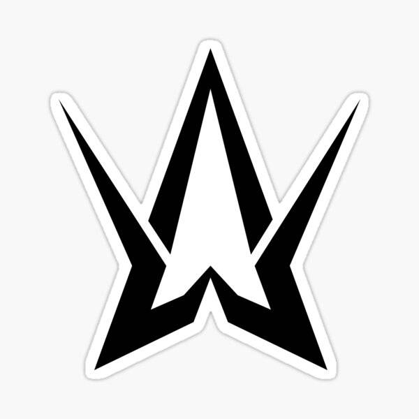 Alan Walker, black and white, stylized starburst, SD Desktop Wallpaper