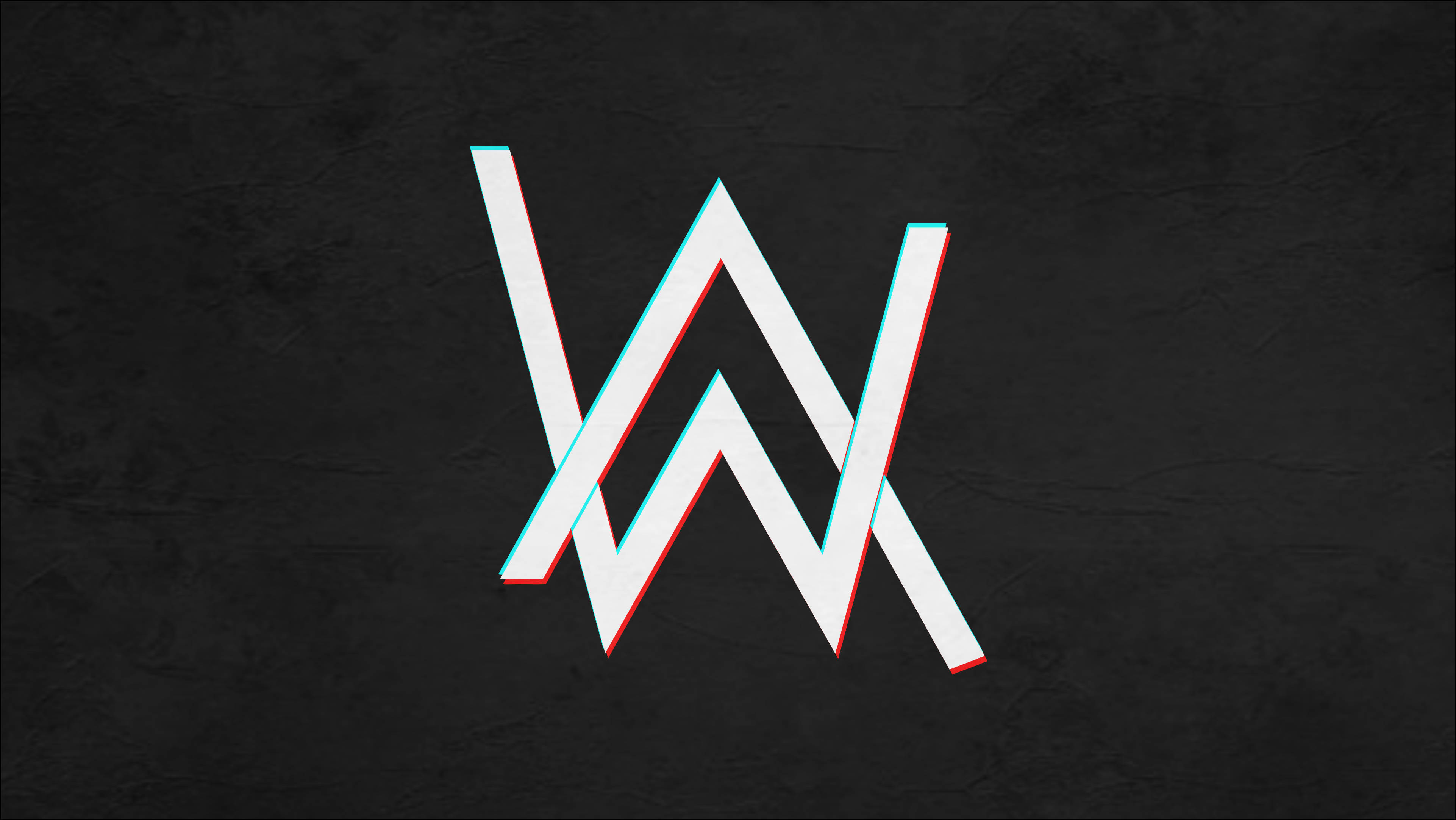Alan Walker, white, red, 4K Desktop Wallpaper