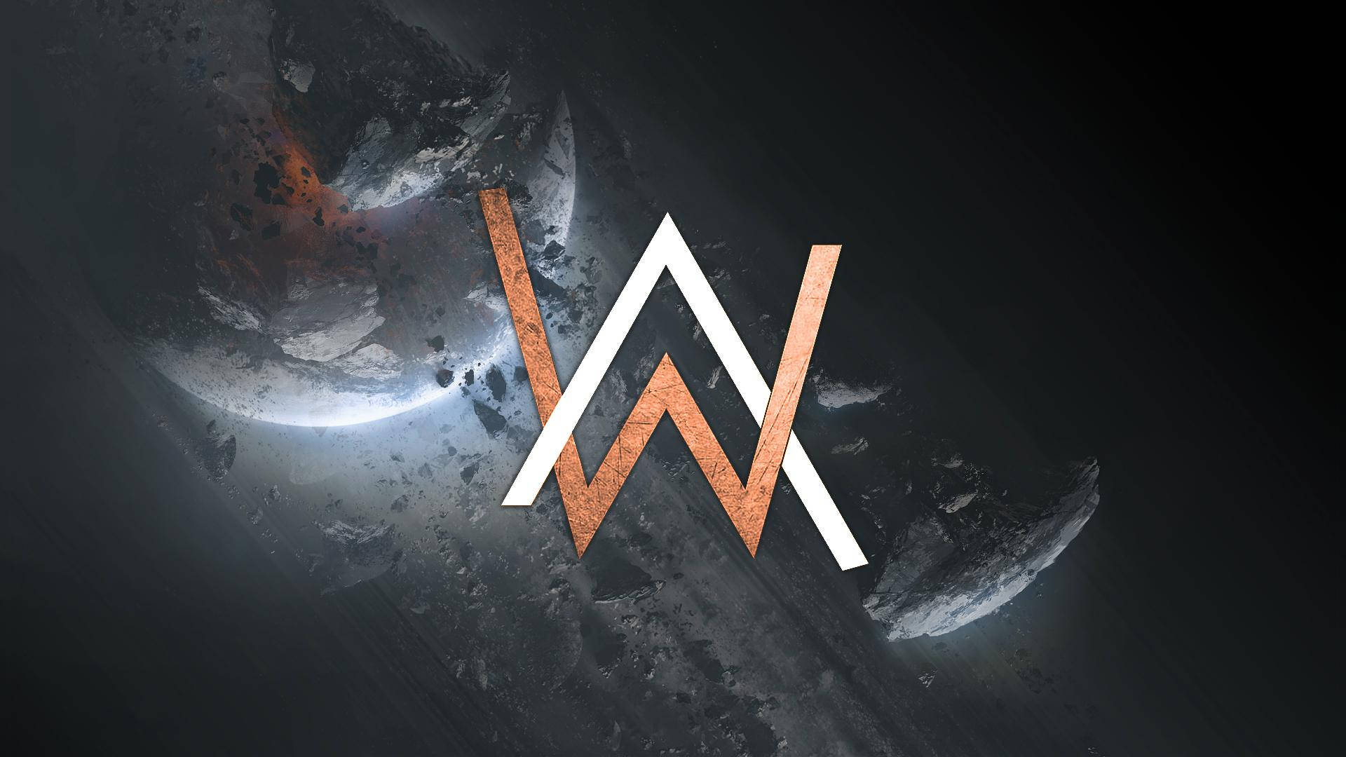Alan Walker, outer space, white, Full HD Desktop Wallpaper