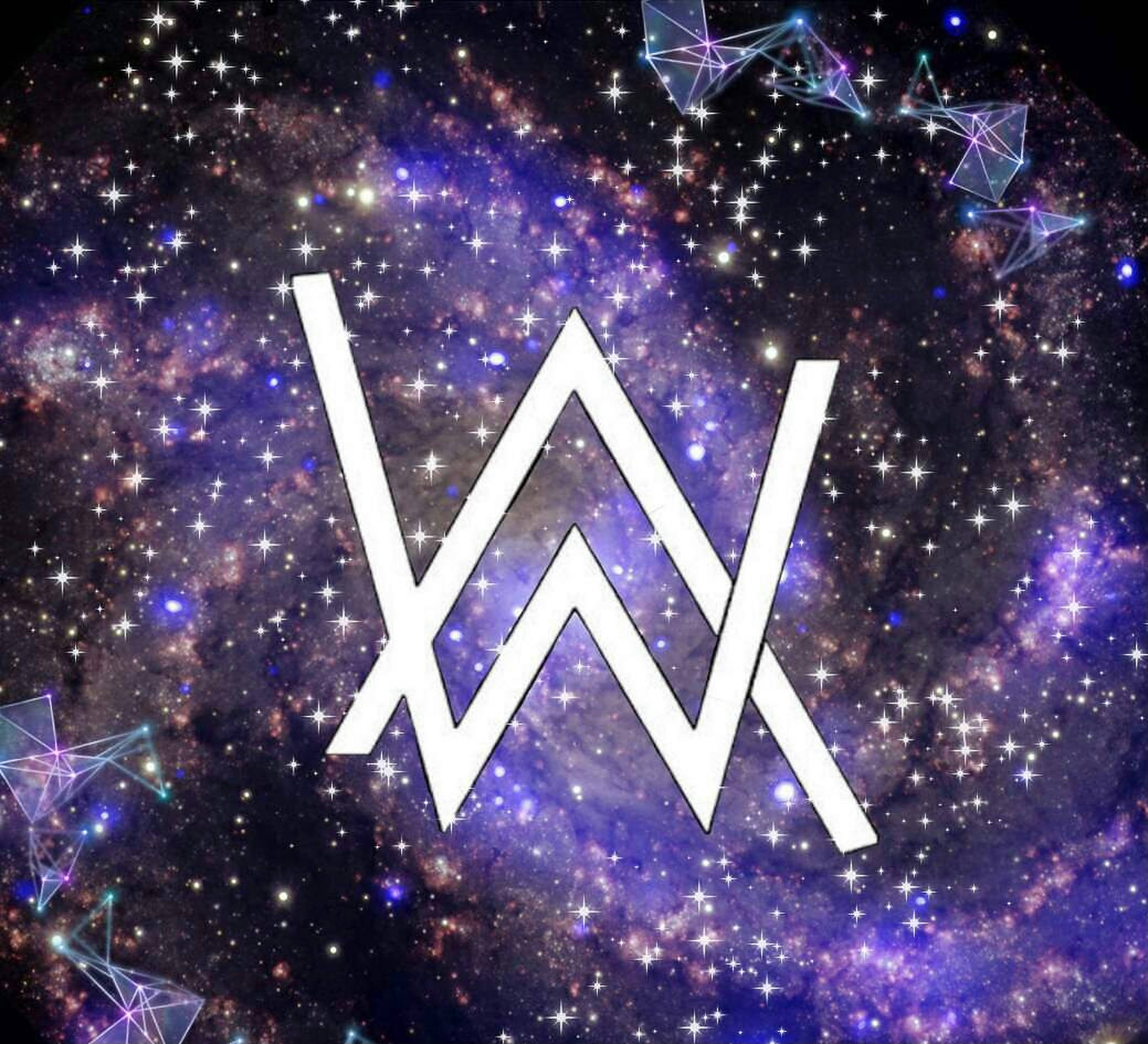 Alan Walker, logo, galaxy, Full HD Desktop Wallpaper