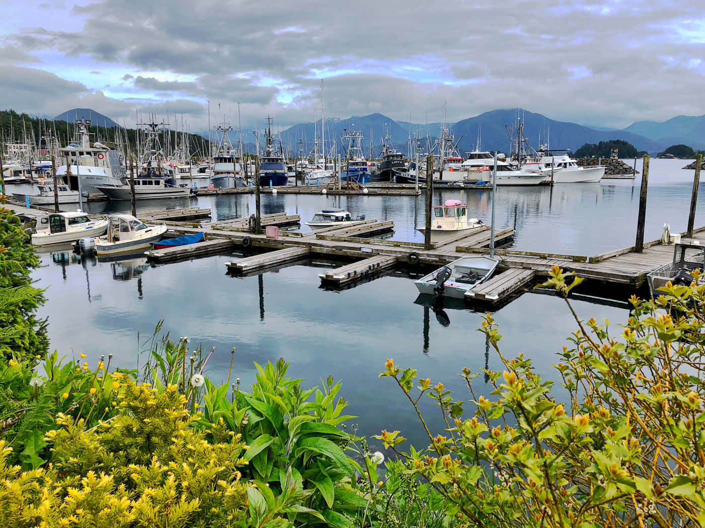 Alaska, harbor, dock, HD Desktop Wallpaper