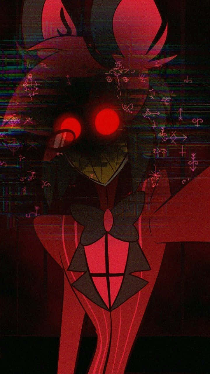 Alastor, Hazbin Hotel, glitch art, HD Phone Wallpaper