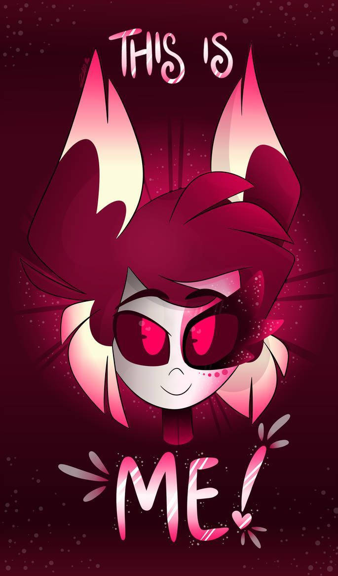 Alastor, Hazbin Hotel, red hair, SD Phone Wallpaper