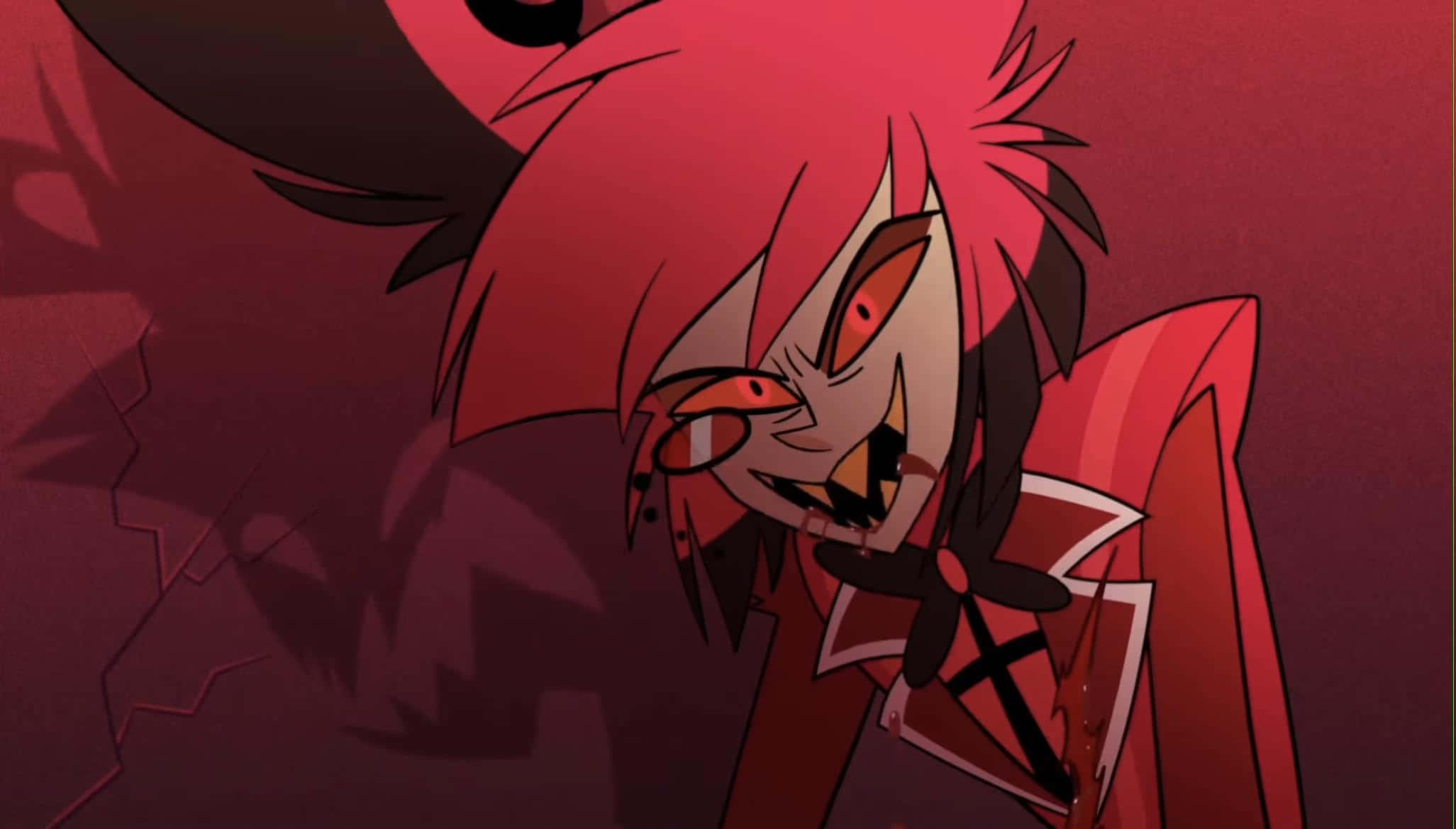 Alastor, smiling demon, anime character, Full HD Desktop Wallpaper