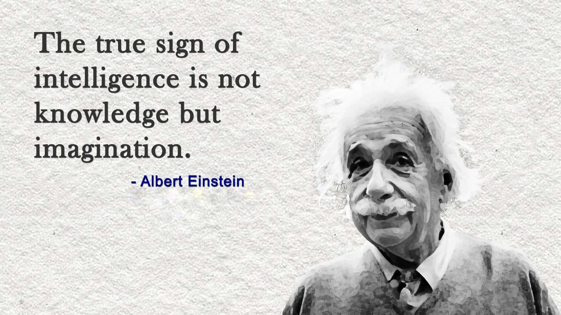 Albert Einstein, imagination, intelligence, Full HD Desktop Wallpaper